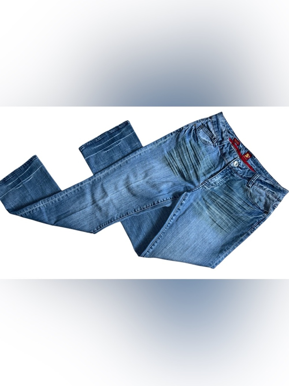 Y2K Grunge Low Rise Sasson Ooh La La Bootcut Boogie Jeans Women’s Size 8